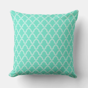 Open Accent Pillow-Moroccan Print Buitenkussen