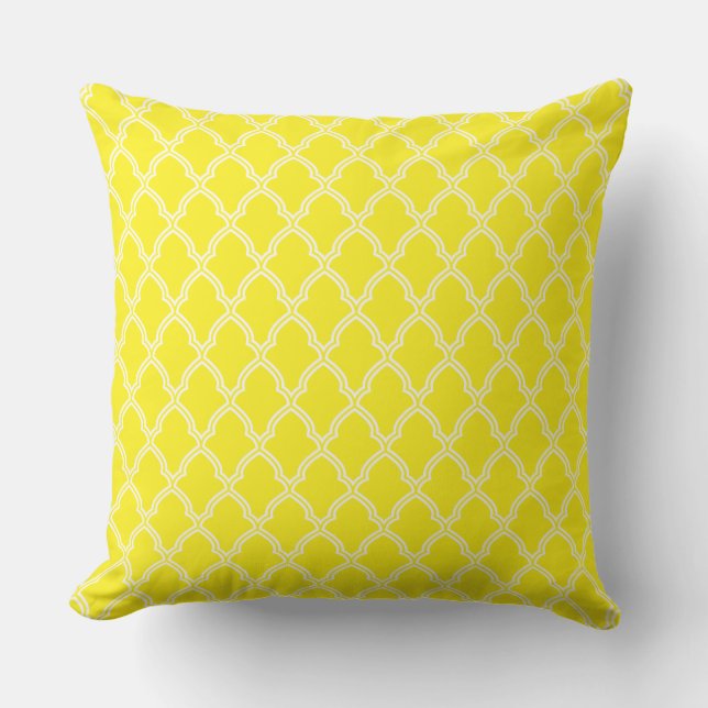 Open Accent Pillow-Moroccan Print Buitenkussen (Voorkant)
