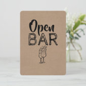 open balk | BRUIDEGOM | Best man grappig voorstel Kaart (Staand voorkant)