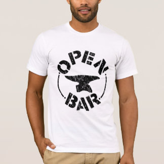 OPEN-BAR-BLACK T-SHIRT