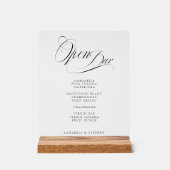 Open Bar ! Moderne, Calligraphie, Mariage (Recto)