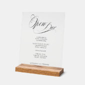 Open Bar ! Moderne, Calligraphie, Mariage (Angle)