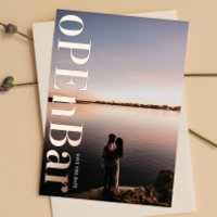 OPEN BAR ROSE GOLD GEDRUKT Save The Date