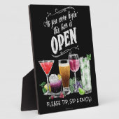 Open Bar — Tip Sip en geniet van Fotoplaat (Zijkant)