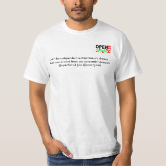 open beta4, Livin' the independent enterprise'... T-shirt