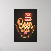 Open bierbar canvas afdruk (Voorkant)