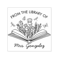 Open Boek Bloemen Dragonflies Teacher Library