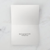 Open boek met Inspirerend quote Kaart (Binnen)