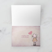 open boek met verjaardagsbericht kaart (Binnen)