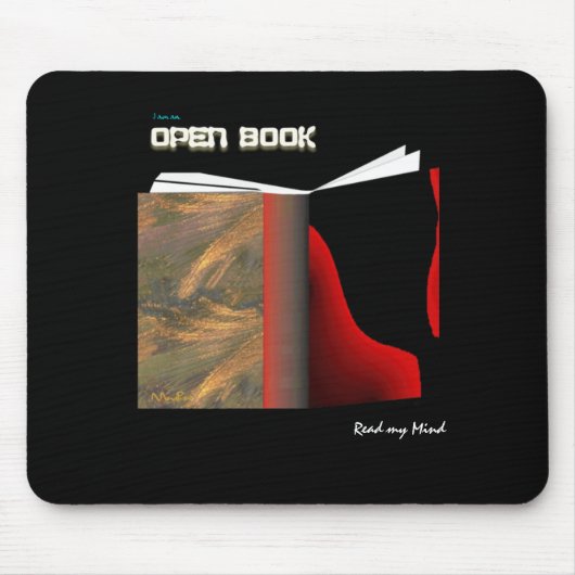Open boek muismat (Voorkant)