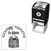 Open Boek op Book Stack R3 Library Boeknaam Zelfinktende Stempel (In situ)