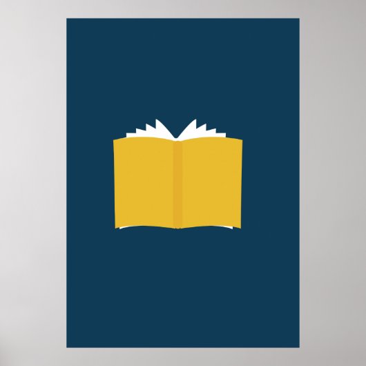  open boek poster (Voorkant)