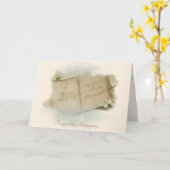 open boek voor het 50e Jubileum Kaart (Gele Bloem)