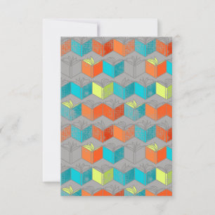 Open boeken bedankkaart