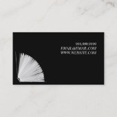 Open Book AUTHORS & WRITERS Carte de visite (Dos)