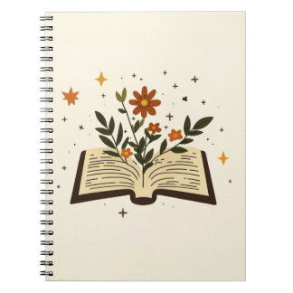 Open Book Bloem Magie Notitieboek
