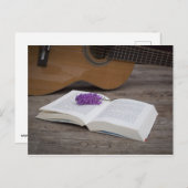 Open book briefkaart (Voorkant / Achterkant)