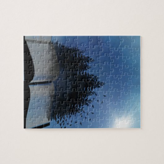 Open Book Forest Legpuzzel (Horizontaal)