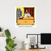 Open Book Leadership Test Poster (Thuiskantoor)