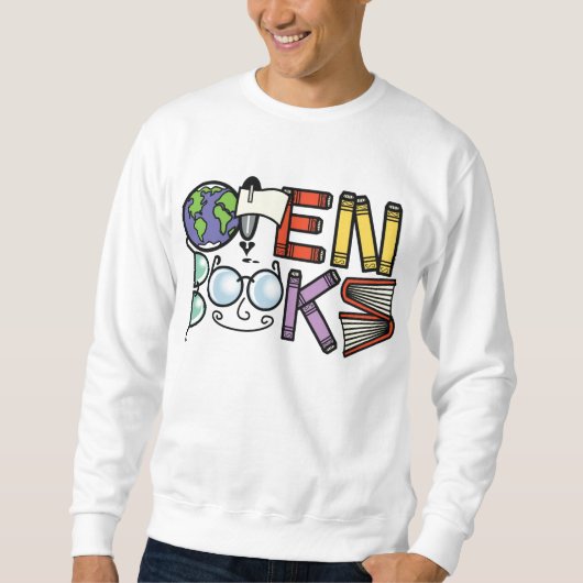 Open Books Sweatshirt (Voorkant)