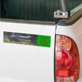 Open brede Fisheat Creek Palmdale Florida Bumpersticker (Op Truck)