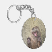 Open Breed! Otter Sleutelhanger (Voorkant Links)