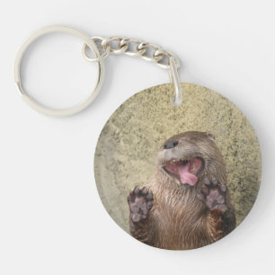 Open Breed! Otter Sleutelhanger