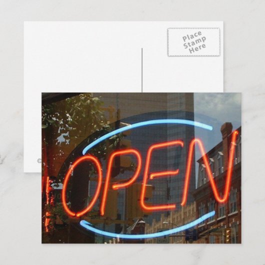 Open Briefkaart (Voorkant / Achterkant)