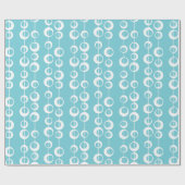 Open bubbels uit de moderne stijl uit de midden-ee cadeaupapier (Vlak)