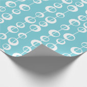 Open bubbels uit de moderne stijl uit de midden-ee cadeaupapier (Hoek)