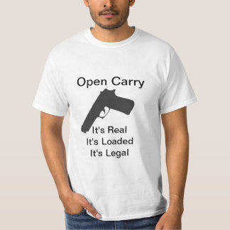 Open Carry is legaal T-shirt