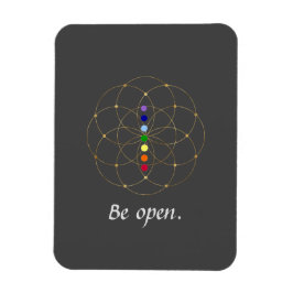 Open Chakra en Zaden van het leven Magneet
