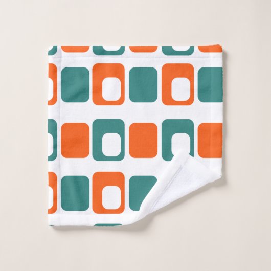 Open & Closed Rectangles Bad Handdoek (Wasdoekje)