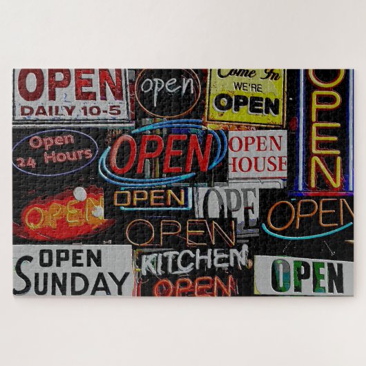 Open collage puzzel (Horizontaal)