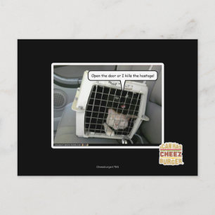 Open de deur briefkaart