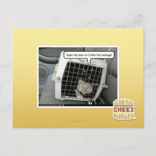 Open de deur briefkaart (Voorkant)