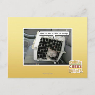 Open de deur briefkaart