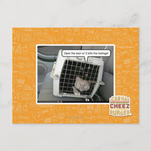 Open de deur briefkaart (Voorkant)