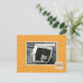 Open de deur briefkaart (Staand voorkant)