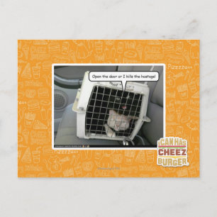 Open de deur briefkaart