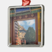 Open deur in de verboden stad - Beijing, China Metalen Ornament (Links)