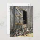 Open deur met schroefdraad briefkaart (Voorkant / Achterkant)