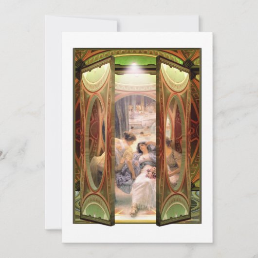 Open deur naar de baden kaart (Voorkant)