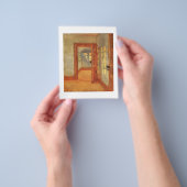 Open deur unieke kleine folder hand-out deur schil flyer (Hand)