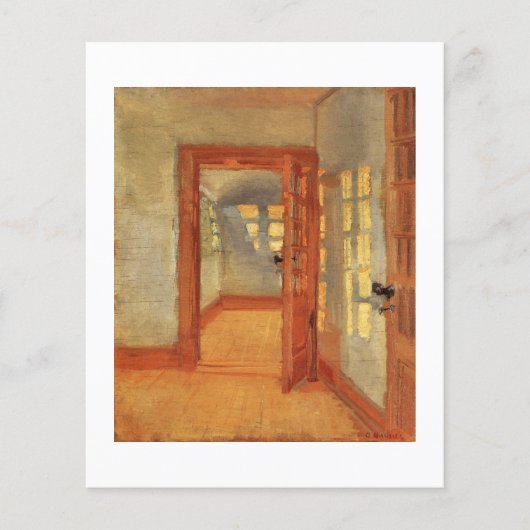 Open deur unieke kleine folder hand-out deur schil flyer (Voorkant)