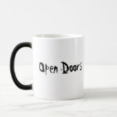 Open deuren magische mok (Links)