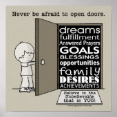 Open deuren poster (Voorkant)