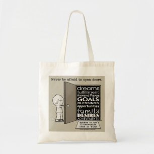 Open deuren tote bag