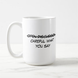 Open discussie koffiemok
