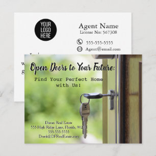 Open Doors Vastgoed Verwijskaart Briefkaart
